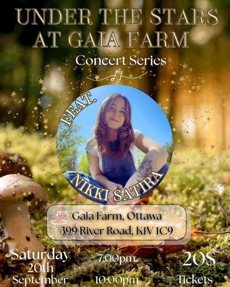 Under The Stars at Gaia Farm: Concert Series feat. Nikki Satira