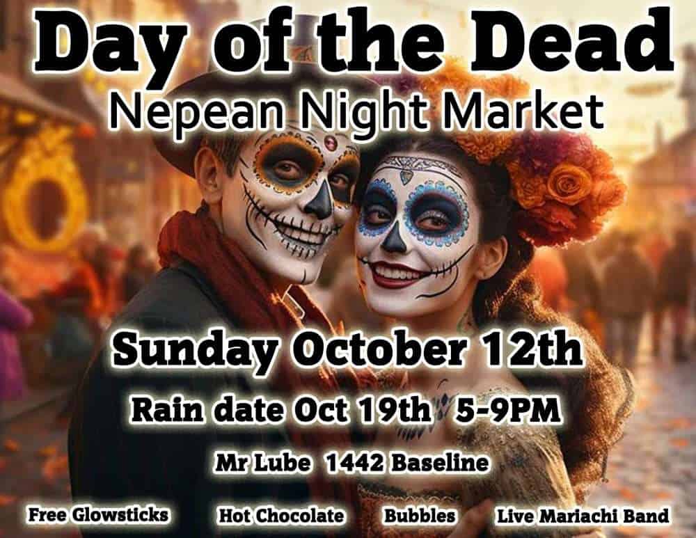 Day of the Dead at the Night Market