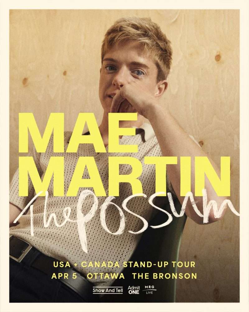 Mae Martin: The Possum Tour 2026 – 2 Shows!